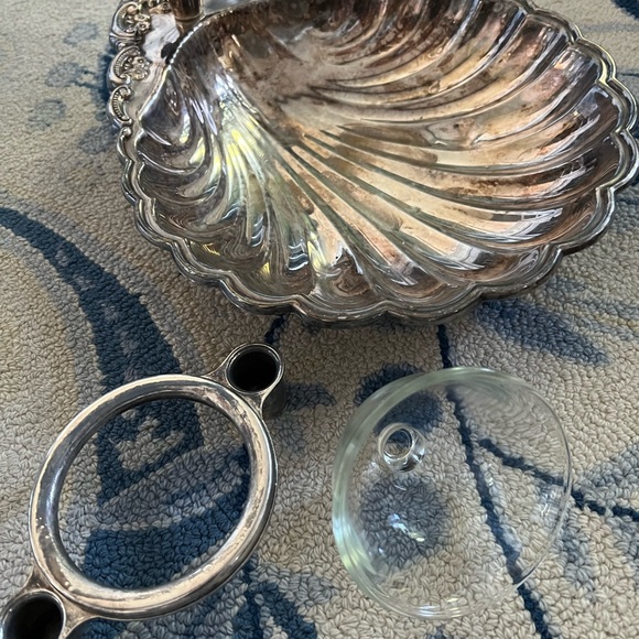 Sheridan silver plated shell dish - Picture 4 of 11